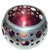A&H Hole Design Silver color  Aluminium Tealight Votive Candle Holder ( Pack of 1 )