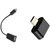 KSJ Combo of Black OTG Cable and OTG Adapter With Seller Warranty - 10 Days