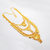 JewelMaze Brass Forming Gold Plated Necklace Set-1108121