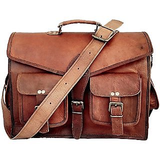 Satya Mart Genuine Leather Messenger Bags For Men Women Satya Mart Genuine Leather Messenger Bags For Men Women Briefcase Laptop Bag Best Computer Shoulder