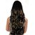 Haveream golden highlighting curly hair extension