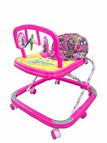 Oh Baby Baby Adjustable Musical Walker With Pink Color For Your Kids SE-W-67