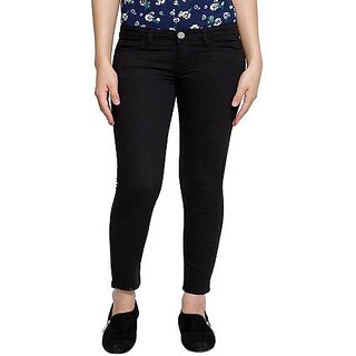 PV Women/Girls Black Denim Jeans