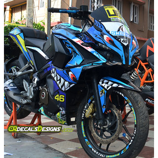 Buy PULSAR RS 200 Custom Decals Stickers Full Body 3D 