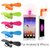 Combo Of Aux Cable V8 Otg Fan With Mini Selfie Stick Assorted Colors