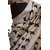 Indian Style Sarees New Arrivals Latest Women's  Cream Zarna Silk Printed Bollywood Designer Saree