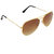 Adam Jones Golden Aviator Sunglasses for men and women (Golden Frame with Gradient Lens )