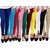 (PACK OF 10) Premium Cotton Churidar Leggings - FREE SIZE - Assorted-Color-Pack