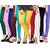 (PACK OF 10) Premium Cotton Churidar Leggings - FREE SIZE - Assorted-Color-Pack