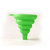 Sky Kitchen Funnel Collapsible Set of 1, Foldable Funnel for Liquid Transfer 100 Food Grade Silicone (GREEN)