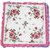 Neska Moda Pack Of 12 Women Floral Cotton Handkerchiefs 30X30 CM H32