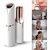 kudos Lipstick Shape Painless Electronic Facial Hair Remover Shaver For Women Cordless Trimmer for Women(White, Gold)