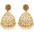 Asmitta Pretty Lct Stone Gold Plated Dangle Earring With Maang Tikka For Women
