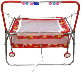 Oh Baby Bassinets And Cradles (Jhulla And Palna) With Mosquito Net SE-JP-08