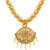 Asmitta Traditional Filigiree Design Gold Plated Lct Stone Necklace Set For Women