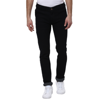 urbano fashion slim men's black jeans