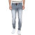 Urbano Fashion Men Grey Mid Rise Slim Fit Jeans