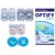 Optify Unisex Aqua Colored Monthly Disposable Contact Lens Without Power
