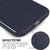 Hupshy Oppo F7 Cover/Oppo F7 Soft Silicone TPU Flexible Leather Taxture Back Cover/Oppo F7 Back Case - Blue