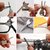 6 in1 Stainless Steel Multi tool Key chain Camping Pocket Knife Multi Function Keys