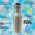 Style Homez Stainless Steel Water Sports Bottle 750 ml Gym Sipper Silver Chrome Color - BPA Free, Food Grade Quality