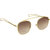 Arzonai Jones MA-290-S1 Round Unisex Brown Sunglasses