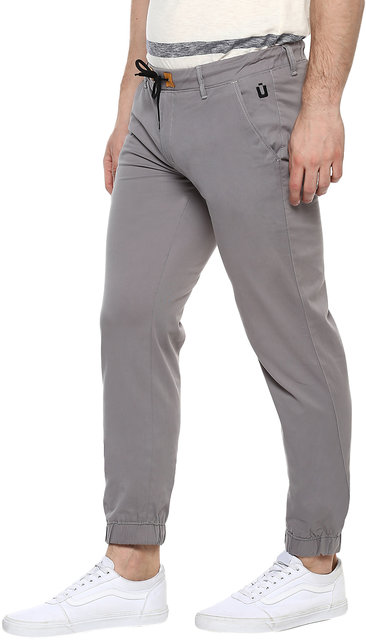 chino joggers med stretch