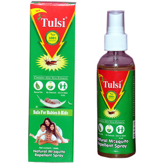 Tulsi 100 Natural Mosquito Repellent Room Spray 100 ml.