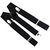 Sunshopping unisex white and black stretchable suspender with bow (combo)