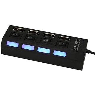 4 Port USB Super Hub/2.0 Hub with Independent Switches