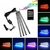 Multi-Color Music Controlled(Sound Activated) 12 LED Car Interior Atmosphere light with IR Remote Control