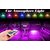 Multi-Color Music Controlled(Sound Activated) 12 LED Car Interior Atmosphere light with IR Remote Control