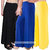 Pixie's Stylish Casual Wear Pant Palazzo Combo (Pack of 3) Black, Blue and Yellow - Free Size