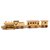 BuzyKart Beautiful Wooden Jumbo Train Miniature Toy Cum Showpiece