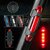 Portable USB Rechargeable Bike Bicycle Tail Rear Safety Warning Light