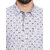 Jeaneration Men's printed Blue and Yellow Cotton Shirt