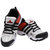 Smartwood laceup black grey red running sport shoes for men