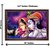 3d krishna radha with cow wall painting( size 08*10)