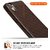 ECellStreet Texture Soft Cusion Padding Back Case Cover For Lava Z50 - Brown
