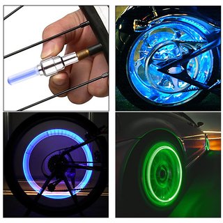 AutoSun Flashing Flash Wheel Lights For Bikes (Blue)