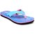 Sparx Women SFL-503 Blue Pink Flip Flops