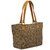 TARUSA Turmeric Yellow Cotton Fabric Abstract Geometric Tote Bag For Women