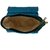 TARUSA Blue Faux Leather Fabric Geometric Sling Bag For Women