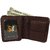 WENZEST Brown Fit Size PU Leather Wallet  (3 Card Slots)
