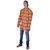 LDHSATI Om Printed Orange Kurta for Men And Women's Unisex, Traditional, full sleeve Short Kurta for Ethnic, Casual use Gents Designer wear, Perfect for festivals / Functions / Events, 100  Combed cotton, Quick Dry Fabric, Ultralight Material, Comfort Lo