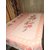 AH  Pink Color  Floral Design  Net 6 Seater Dining Table Cover  (60x90 inches )