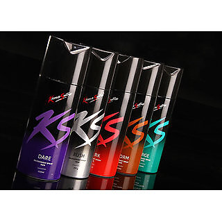 Ks Kamasutra Deo Deodorants Long Lasting Body Spray For Men - Pack Of 4 Pcs