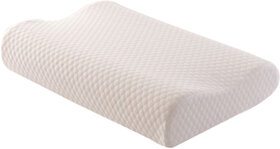 IMPORTIKAAH Contour Cervical Orthopaedic 4 Piece Memory Foam Pillow - 60x40 cm - White