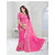 Onlinefayda Designer Pink Chiffon Saree