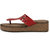 Trendigo Trending Cherry Red Kholapuri Sandals For Women's